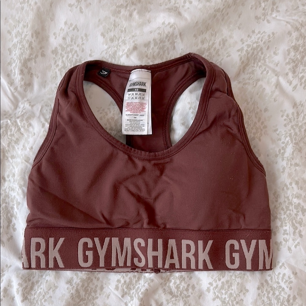 Gymshark Maroon Sports Bra